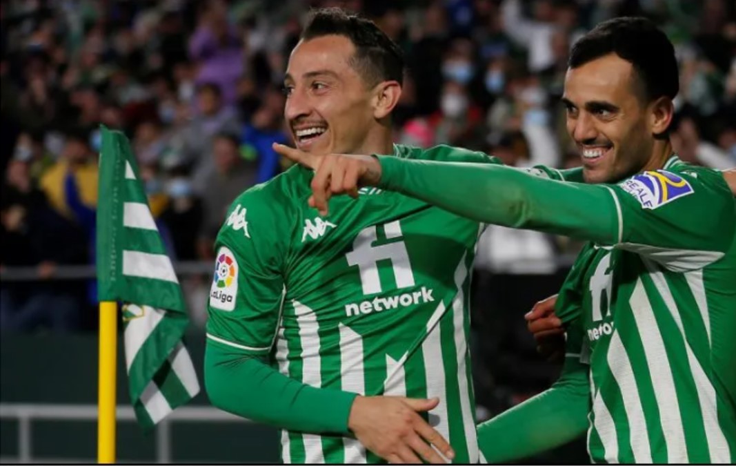 El Betis de Guardado apunta a la Champions