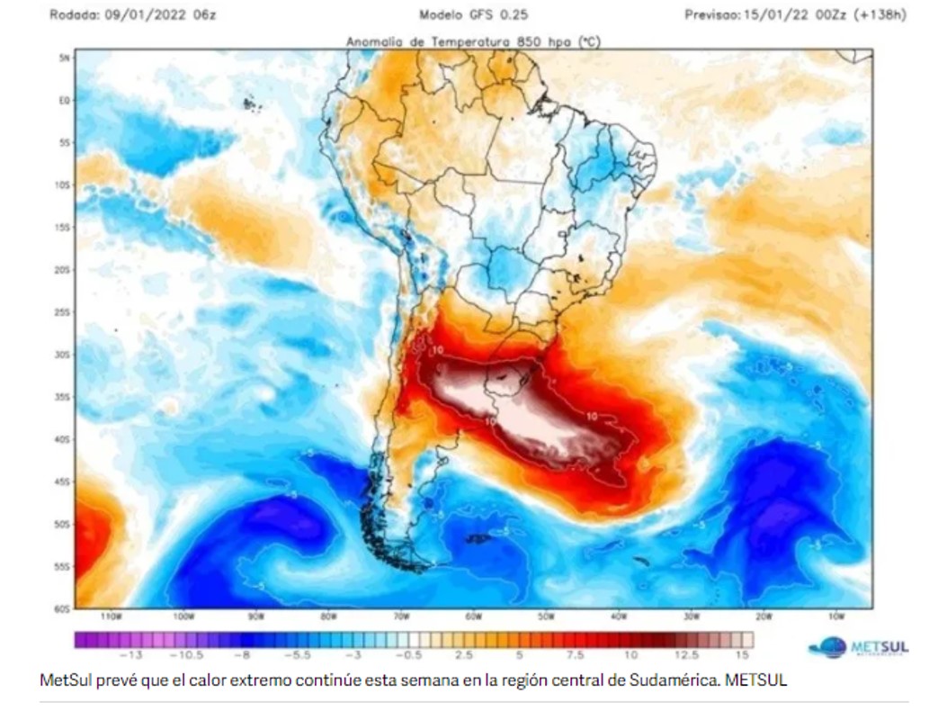 La fuerte ola de calor en Sudamérica que pone en alerta a varios países de la región