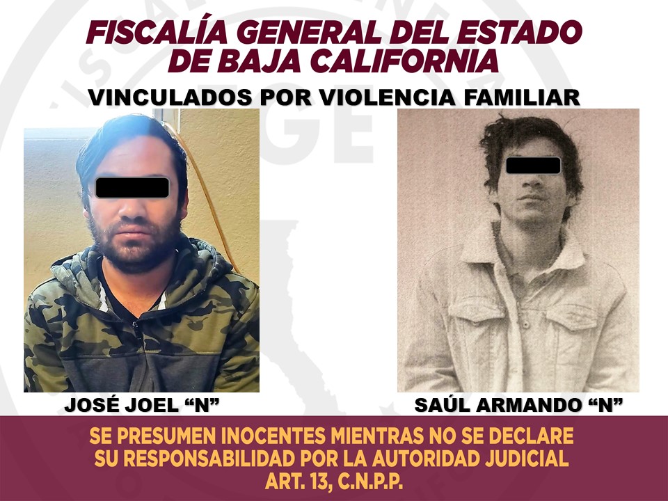 Fiscalía General del Estado vincula a tres por violencia familiar