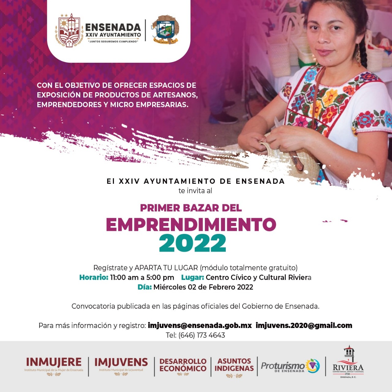 Invita Gobierno de Ensenada al Primer Bazar del Emprendimiento