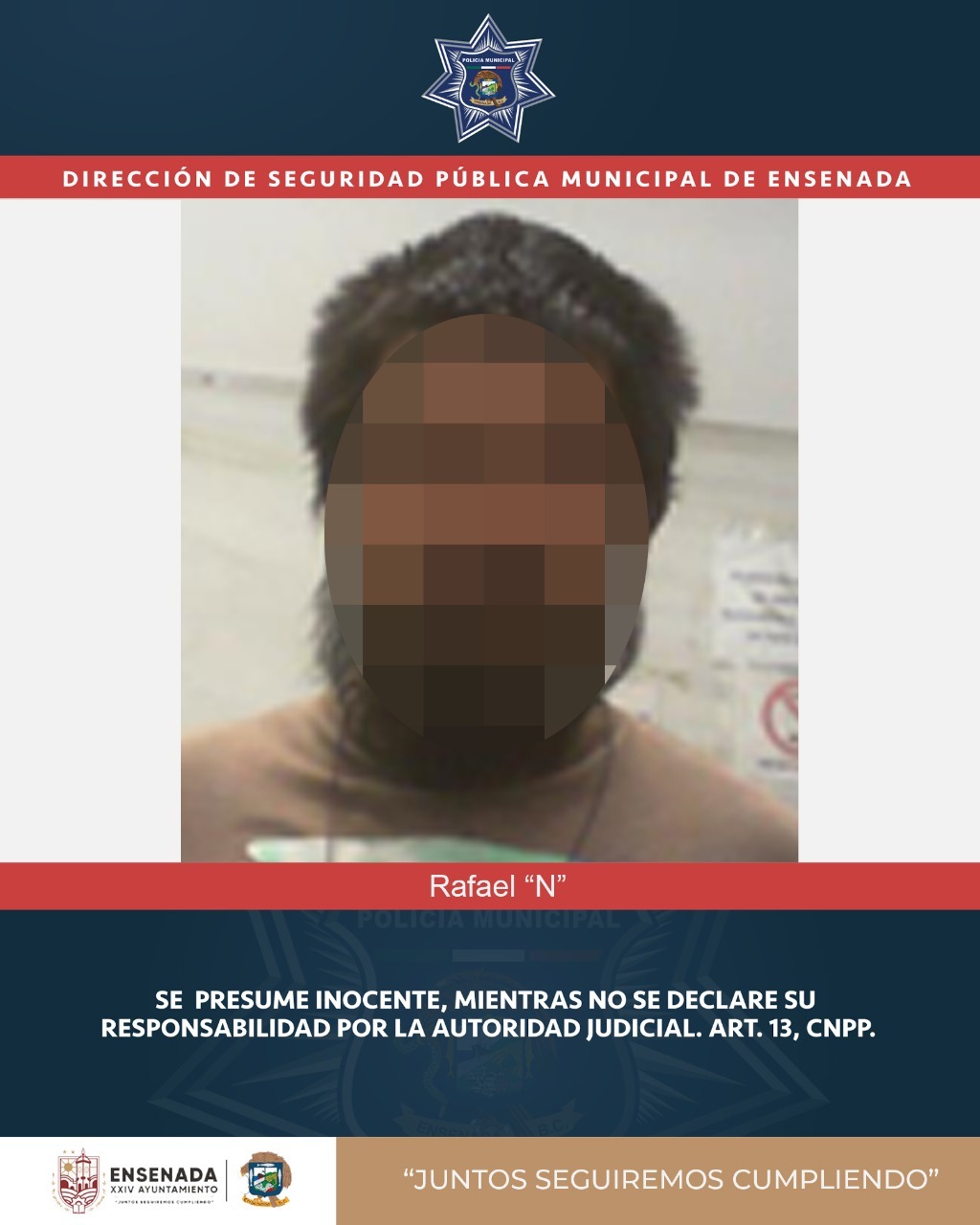 Es capturado masculino por el probable delito de intento de homicidio