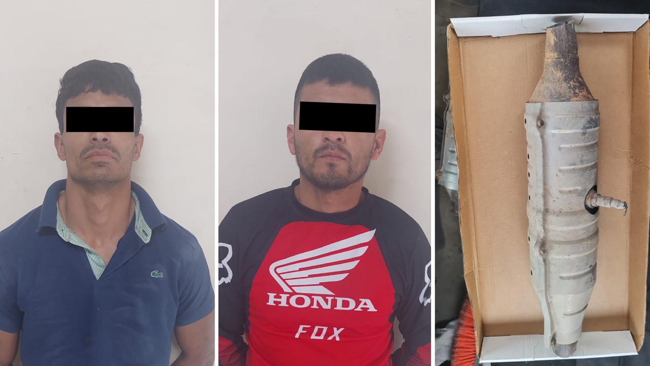 Policía Municipal captura a ladrones de catalizadores y narcomenudistas