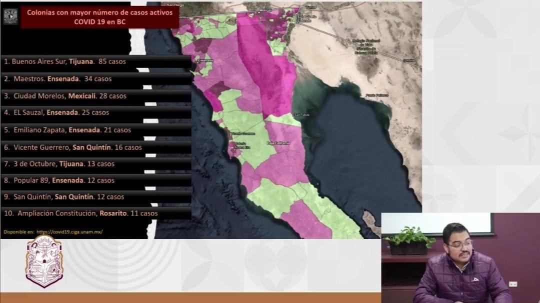 Recomiendan reforzar prevención contra el COVID-19 en colonias con más casos activos