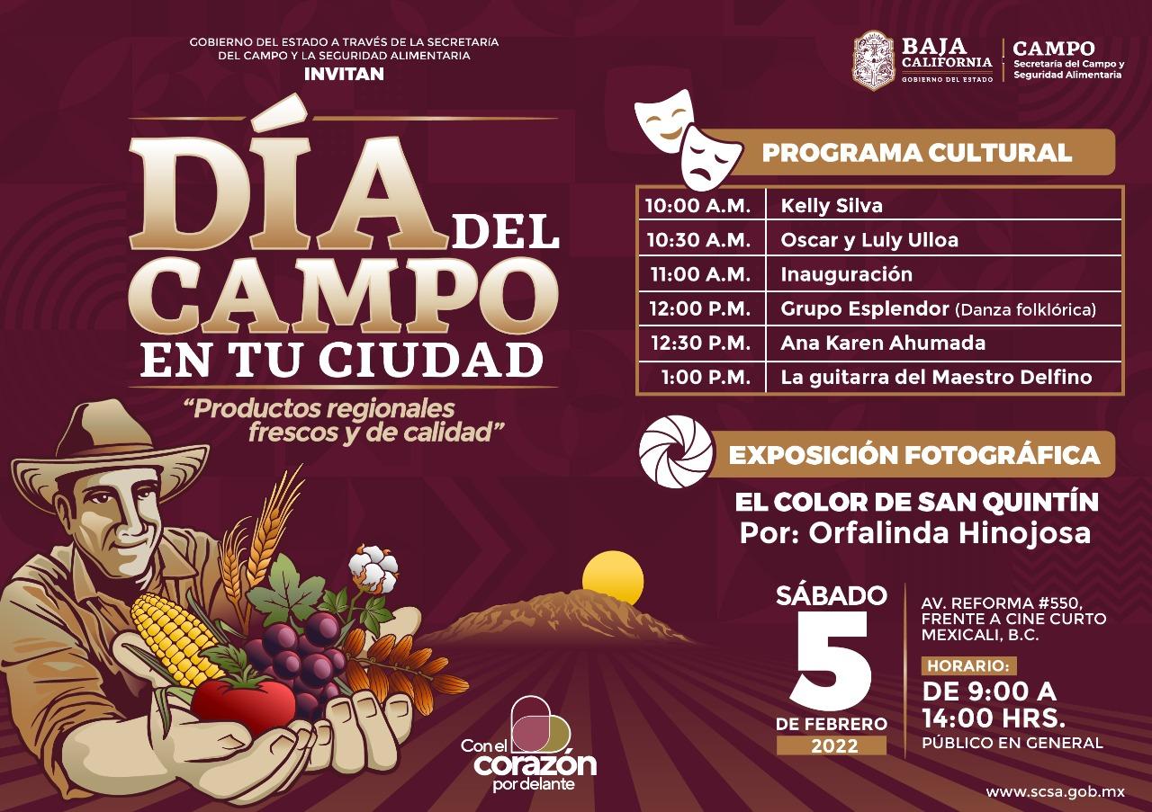 Invita Secretaría del Campo al evento “Día del Campo en tu ciudad”