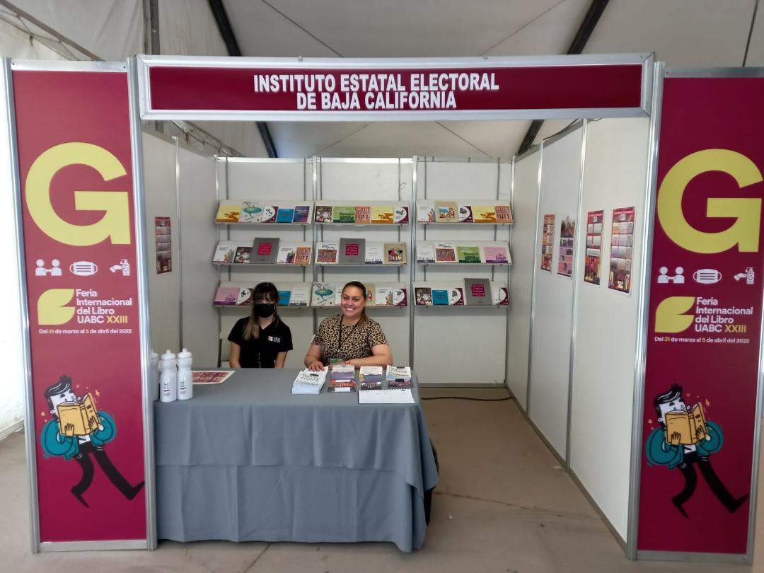 Participa IEEBC en la feria Internacional del Libro UABC 2022