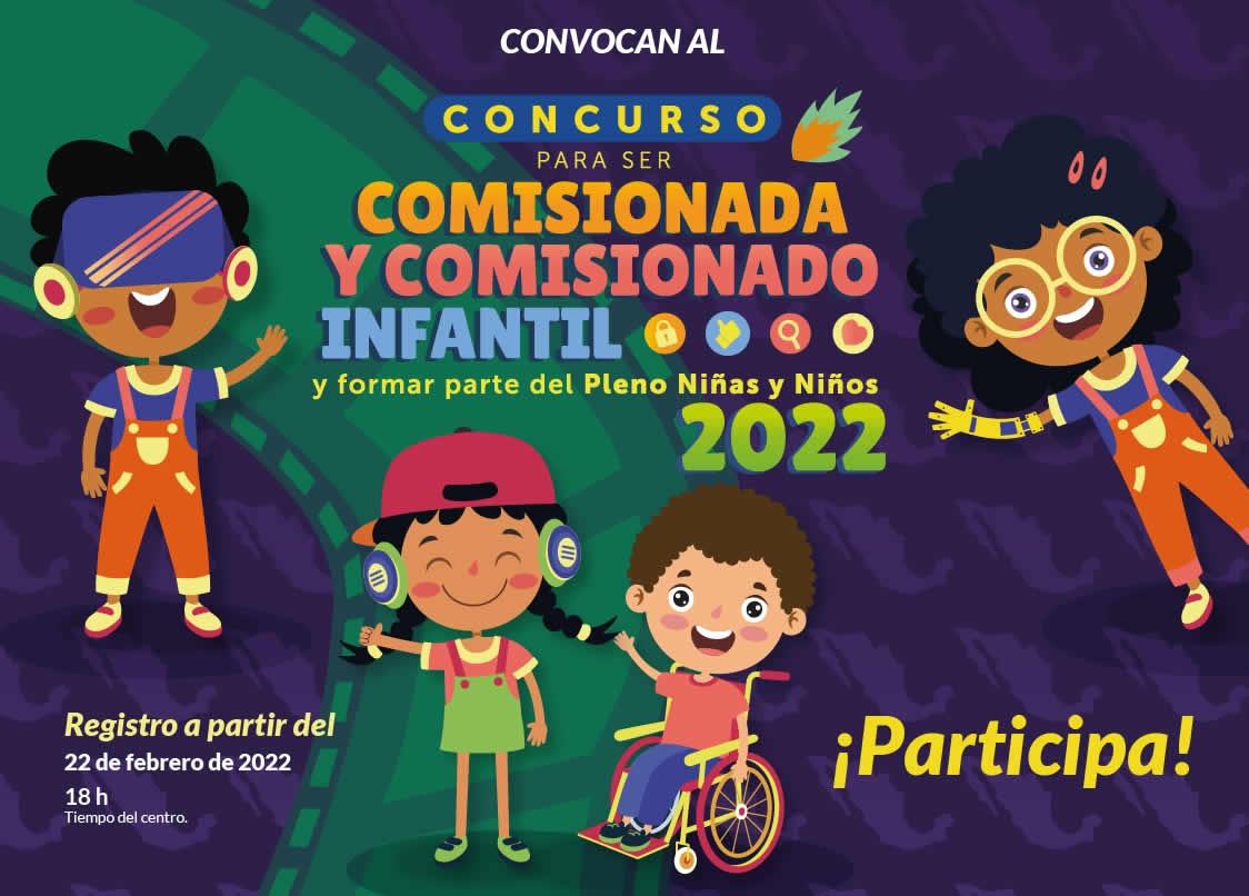 Participará ITAIPBC en el concurso para ser Comisionada y Comisionado Infantil y formar parte del Pleno Niñas y Niños 2022