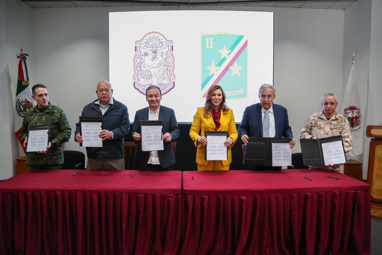 Boletín conjunto de la firma del convenio de colaboración en materia de seguridad que suscriben los gobernadores del pacífico