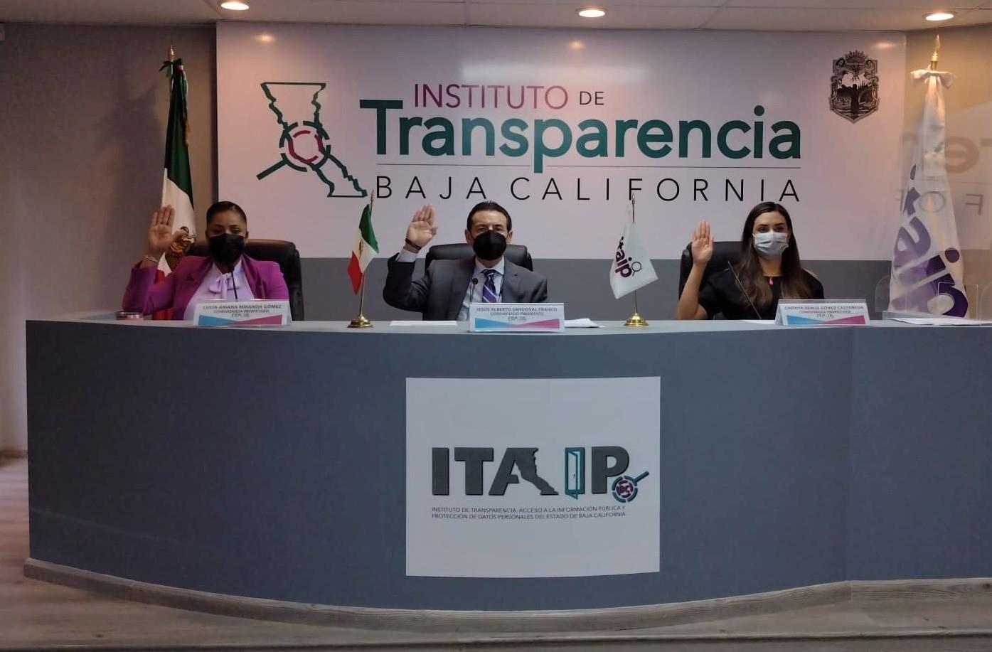 Aprueban dictamen para la desincorporación de COEPRIS del padrón de sujetos obligados del ITAIPBC