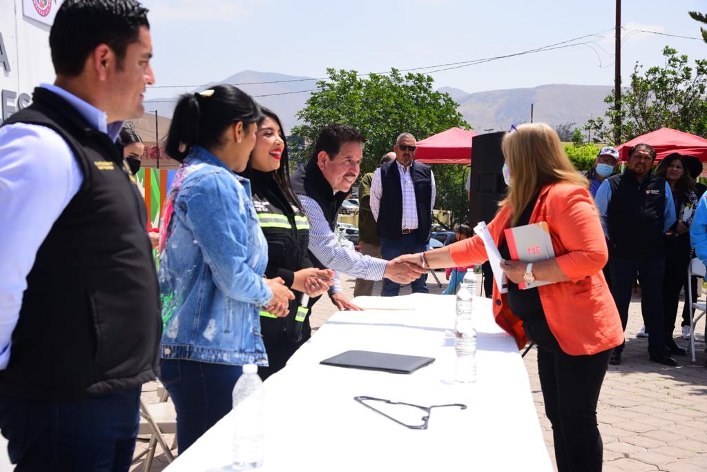 Alcaldesa toma protesta a comités vecinales de la delegación la presa Abelardo L. Rodríguez