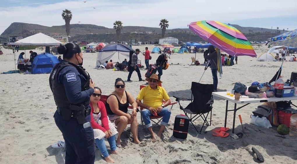 Fomenta la DSPM actividades de proximidad social en la playa La Misión