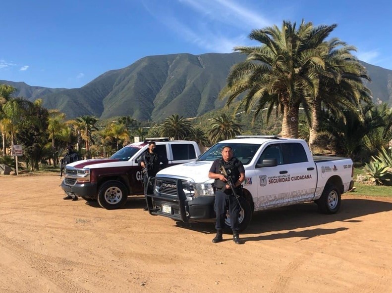 Resguardan fuerzas de seguridad carreteras de Baja California ante temporada vacacional