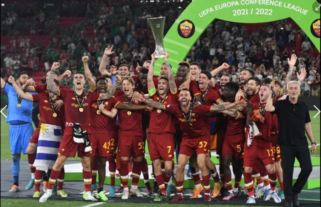 AS Roma: Así festejaron los romanos el título de la Conference League