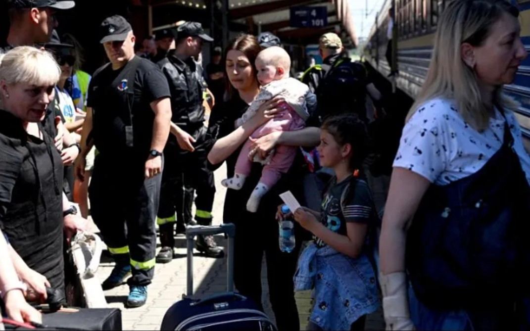 Desde el inicio de la guerra, han huido de Kiev más de 6 millones de refugiados