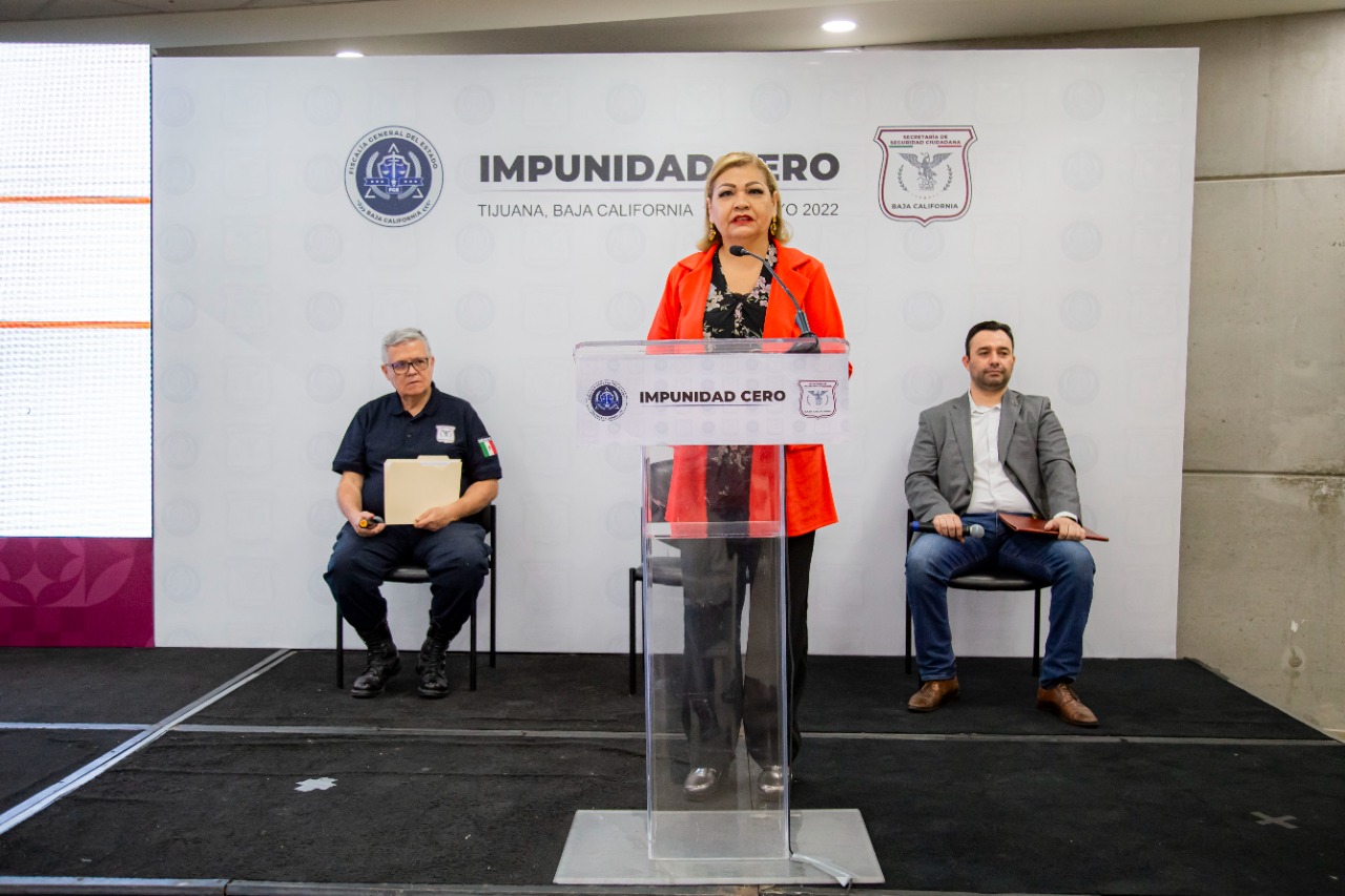 Presentan resultados autoridades de seguridad y justicia en BC