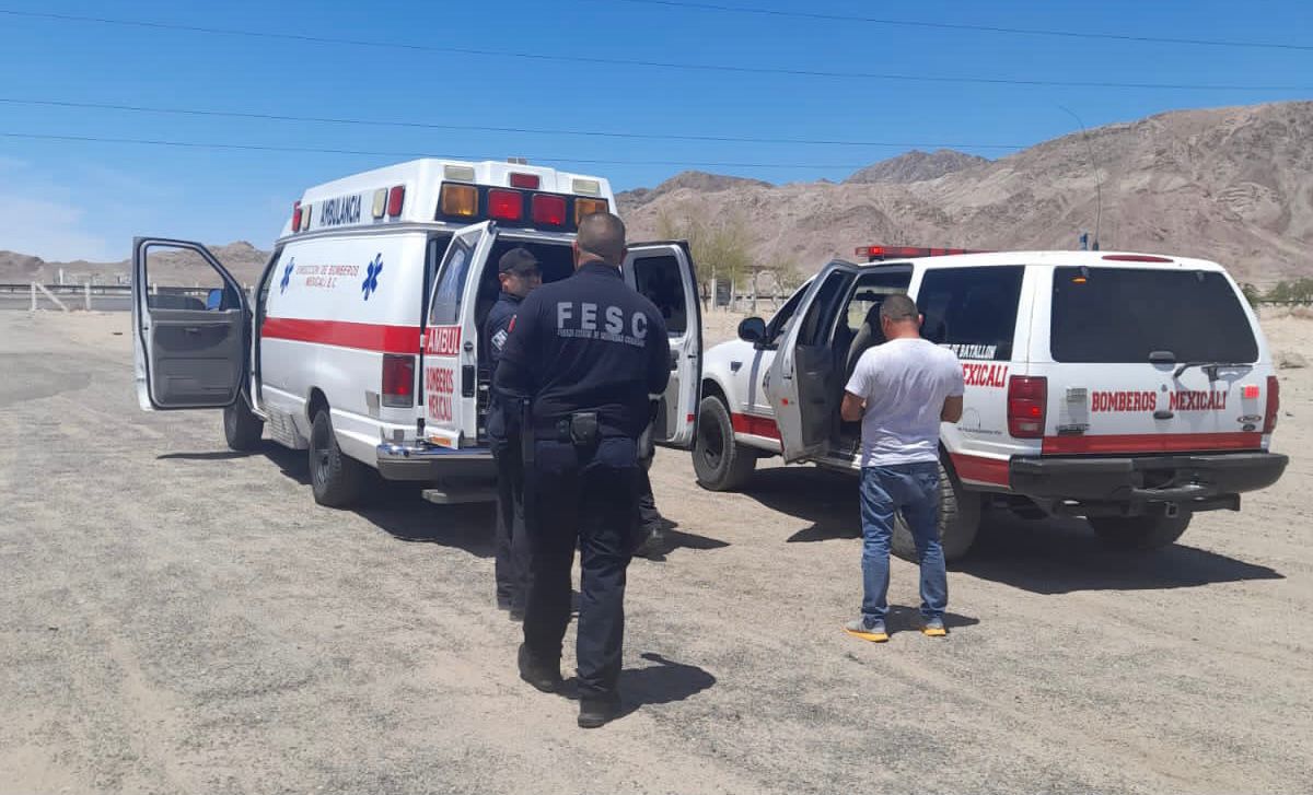 Rescata FESC a hombre extraviado en la Laguna Salada