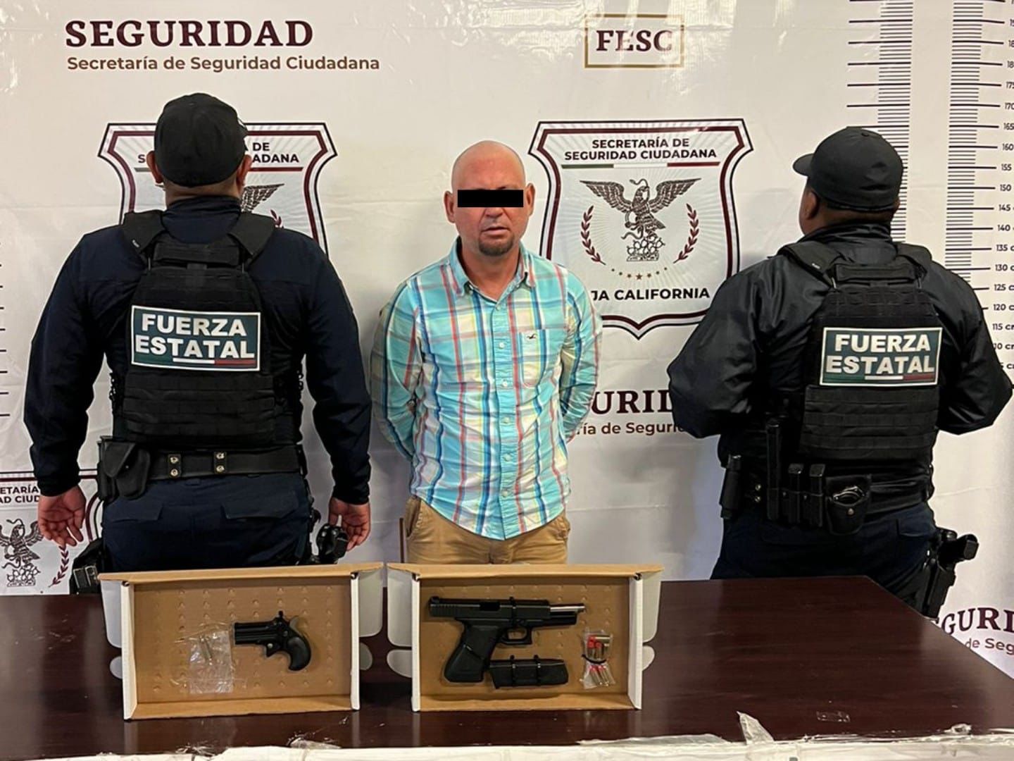 Captura FESC a hombre por posesión de arma de fuego