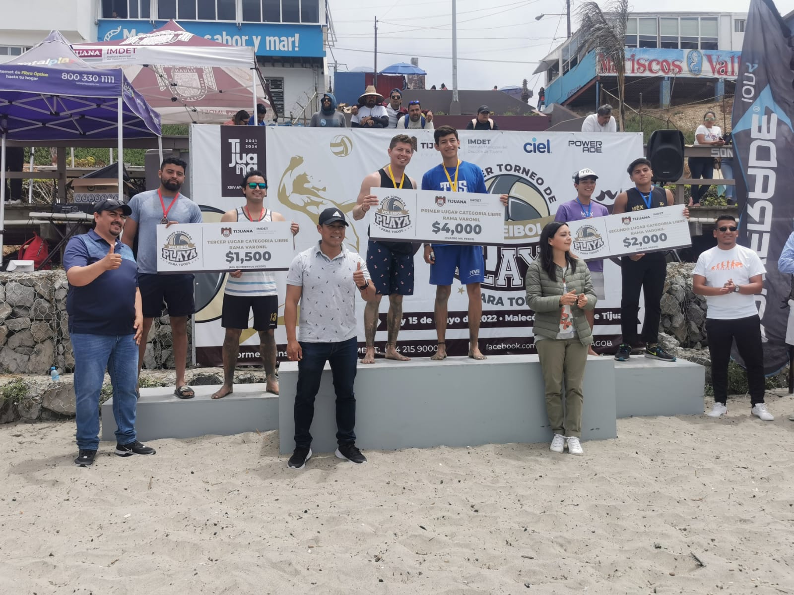 Corona IMDET campeones del Voleibol Playa para todos