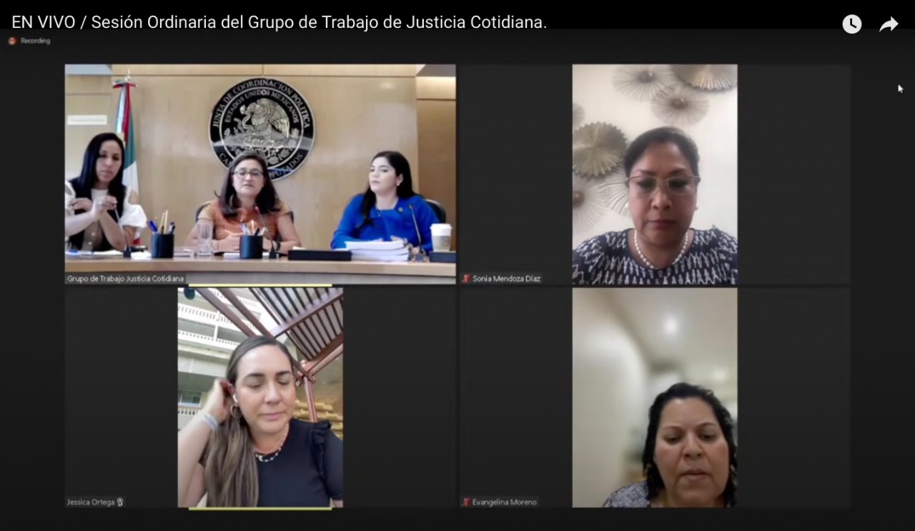 Sesiona el grupo de trabajo en materia de justicia cotidiana que tiene como objeto revisar la Legislación Federal en Materia Civil y Familiar