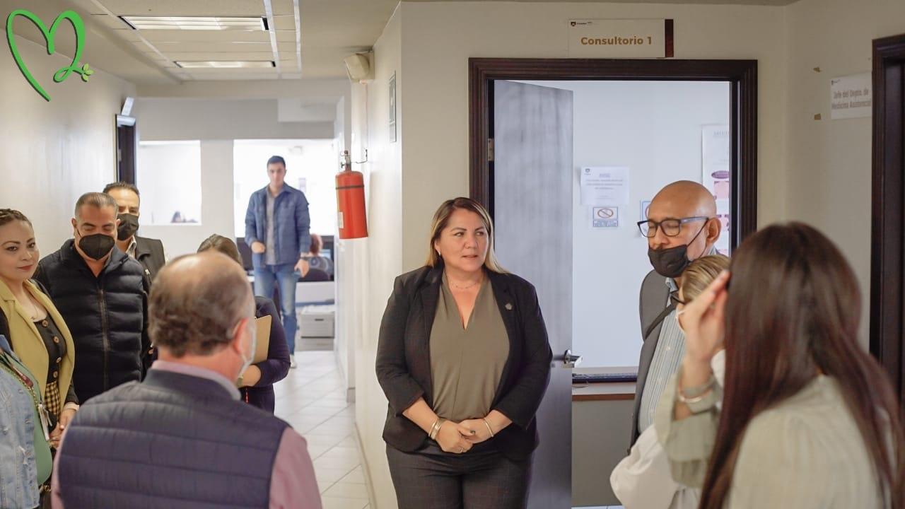 Recorrió la regidora Marisol Hernández instalaciones de Servicios Médicos Municipales