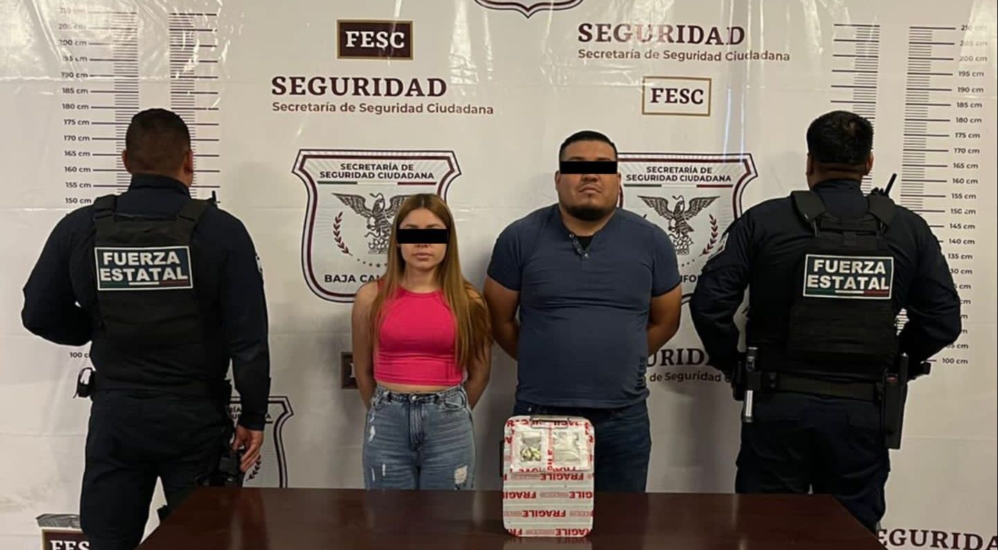 Detiene FESC a un hombre y una mujer por narcomenudeo