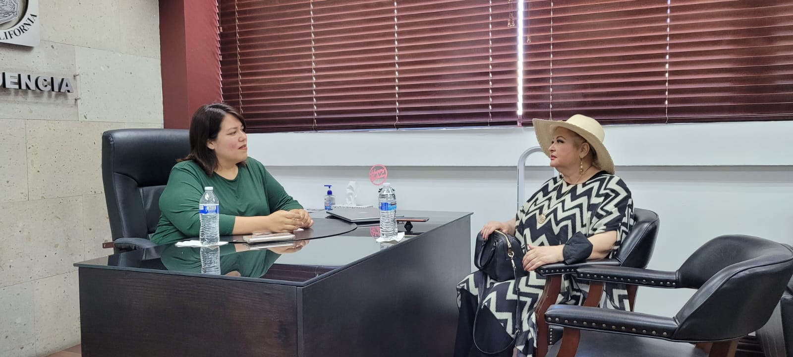 Presidenta del congreso recibe a presidenta de la asociación civil “Mujeres apoyando a mujeres”