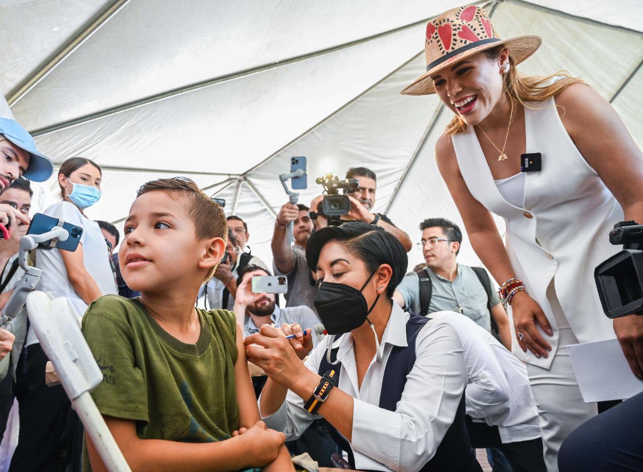 Arranca Marina del Pilar protección de niñas y niños de cinco a once años contra el Covid-19