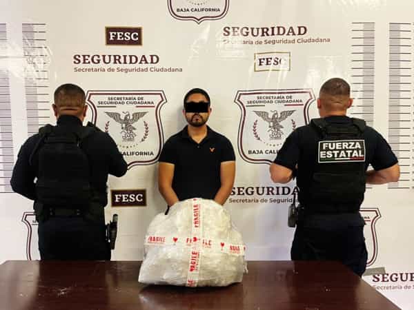 Asegura FESC más de 19 kilos de metanfetamina en Tijuana