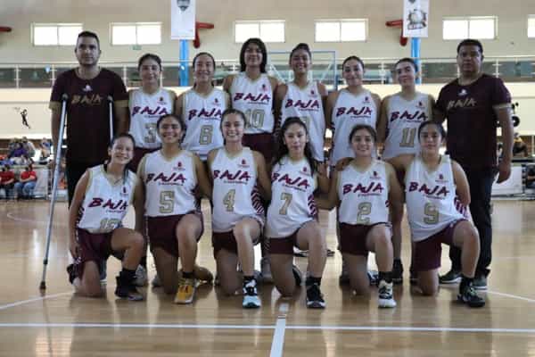 Destaca INDE BC triunfo de BC ante quintana roo en el baloncesto femenil de los nacionales CONADE