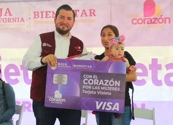 Entrega de tarjeta violeta continúa en todo el estado: SIBSO