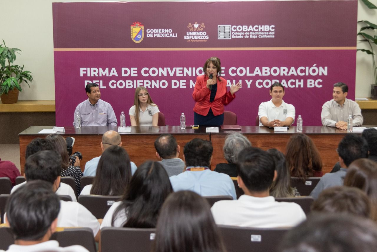 Firma COBACH BC convenio para cuidado del medio ambiente en Mexicali