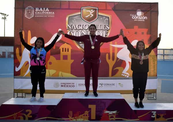 Gana Karissa García su segundo oro en patines de velocidad para Baja California: INDE BC