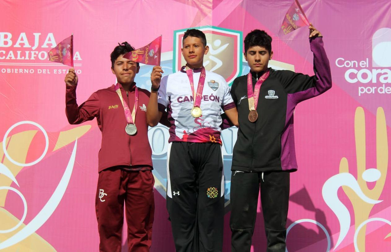 Se queda Giovanni Flores con la plata de nacionales CONADE en el ciclismo de ruta: INDE BC