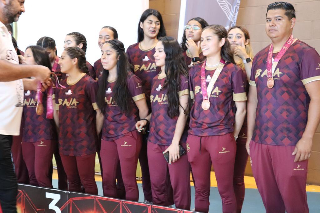 Alcanza Baja California el bronce en el baloncesto femenil de nacionales CONADE: INDE BC