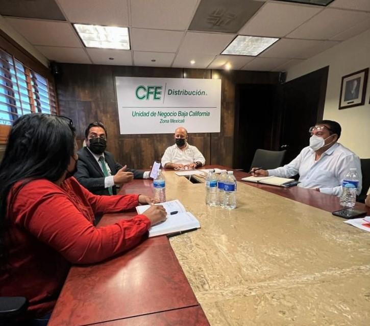 Se reúne director de INDIVI con representantes de la CFE