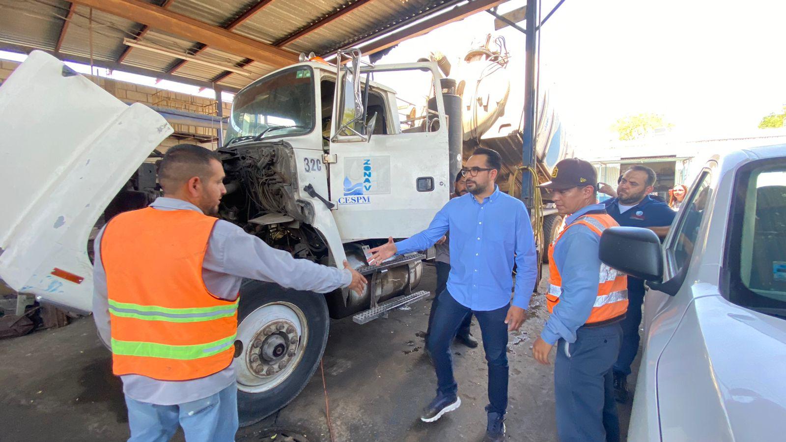 Realiza director de CESPM Armando Carrazco recorrido por las áreas de trabajo de la paraestatal