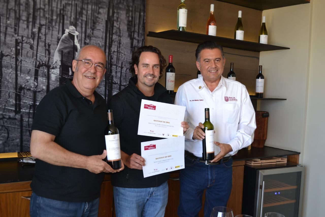 Recibe Monte Xanic 2 medallas de oro en el xx concurso internacional de vinos Bacchus 2022: Secretaría del Campo de BC