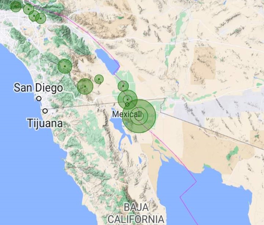 Se registra sismo de 3.8 en Mexicali; sin incidentes