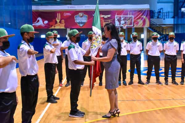 Abandera INDE a Selectivo Nacional de Béisbol Infantil que afrontará Mundial en Taiwán