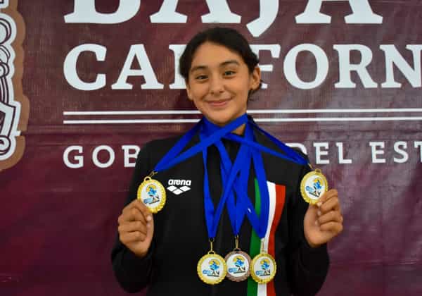 Avanza Alexandra Sartie para llevar a México a lo más alto en la natación: INDE BC