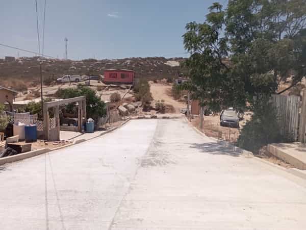 Concluye SIDURT pavimentación de calle Monte Sanai en colonia piedra angular de Tecate