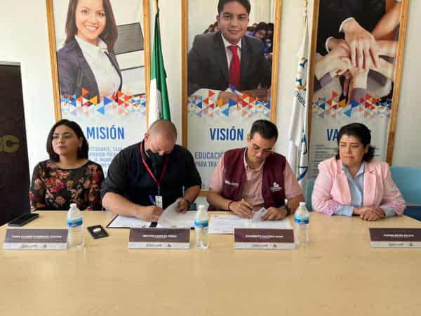 Firma Juventud BC convenio con UNEA Tijuana