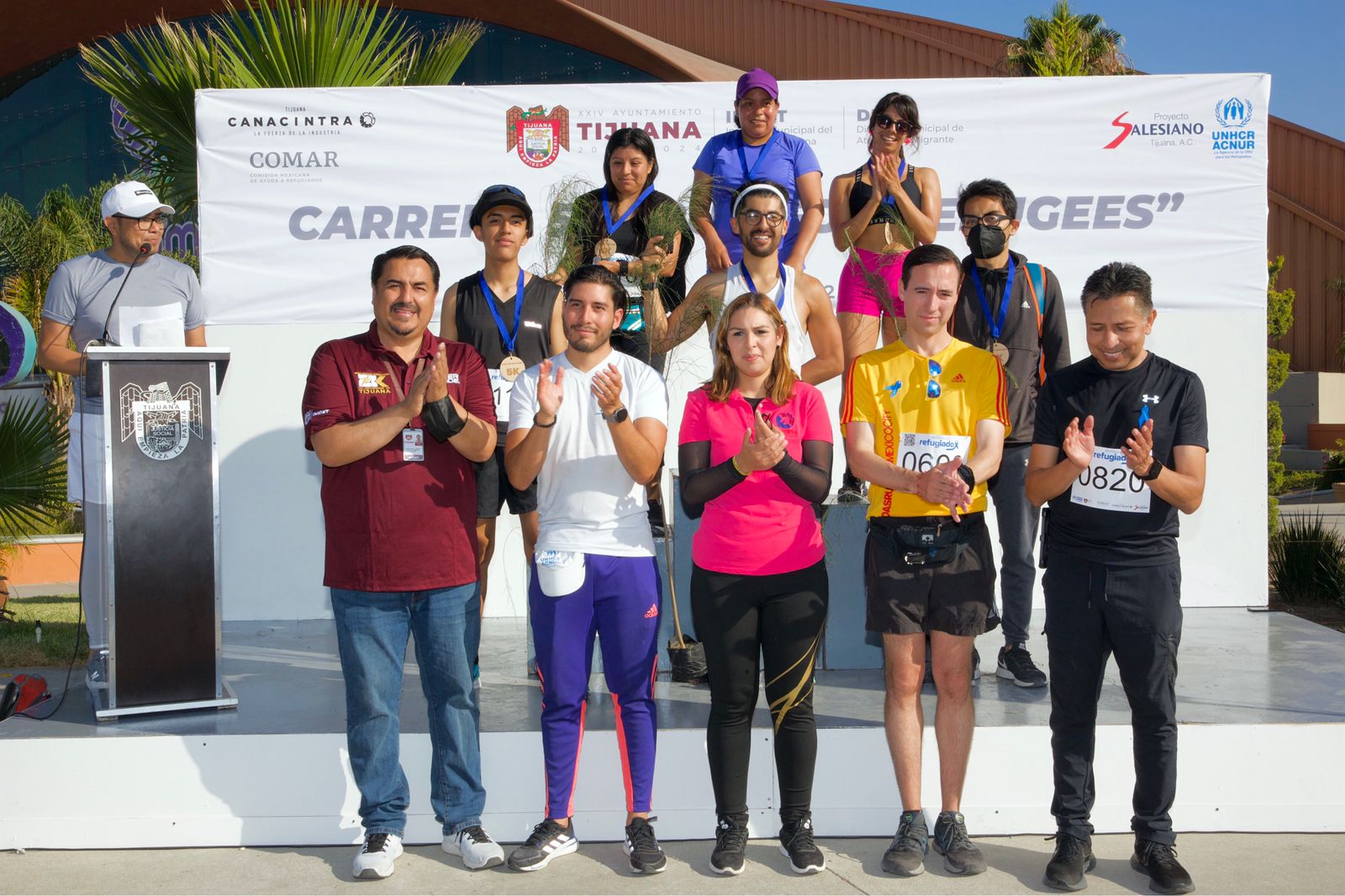 Tijuanenses muestran apoyo en Run For Refugees 5K