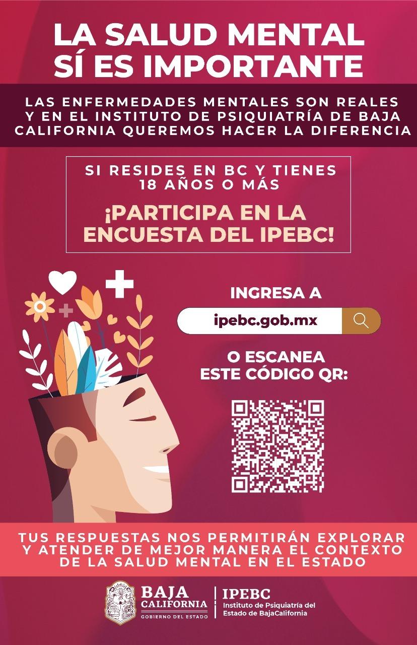 Recuerda instituto de psiquiatría la importancia de participar en encuesta de salud mental