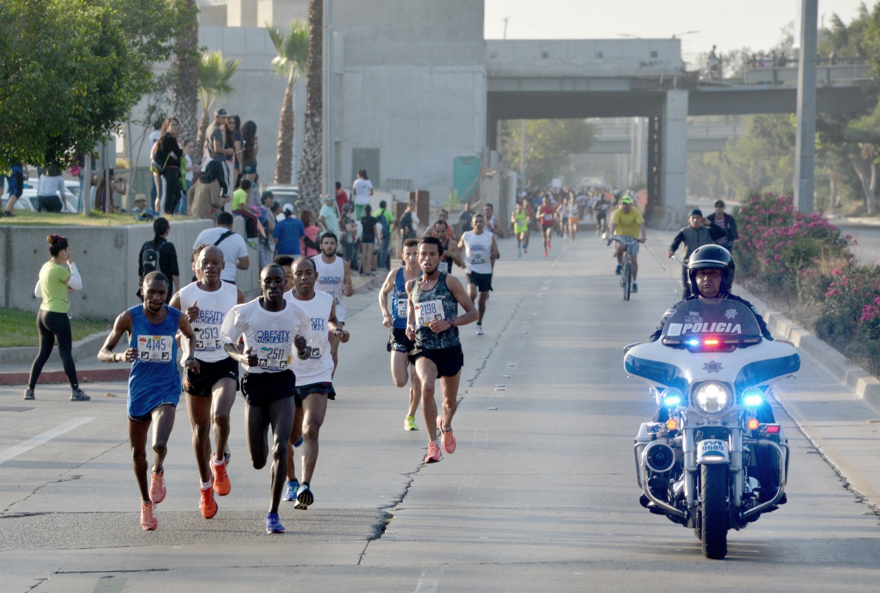 El domingo 24 de julio permanecerán cerradas algunas vialidades por 27 Medio Maratón Internacional de Tijuana