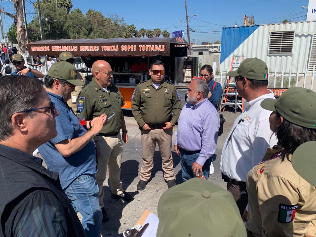 Inician Gobierno del Estado y Ayuntamiento de Tijuana trabajos de ordenamiento vial en la garita de San Ysidro