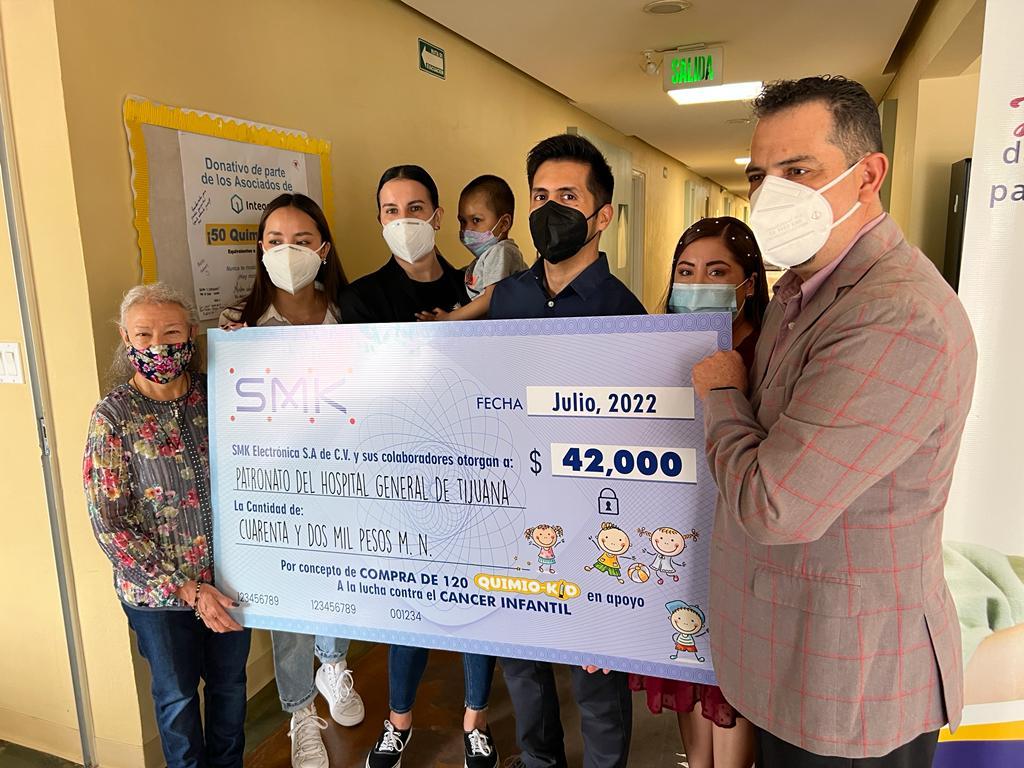 Entrega SMK kits para tratamiento oncológico de niños con cáncer