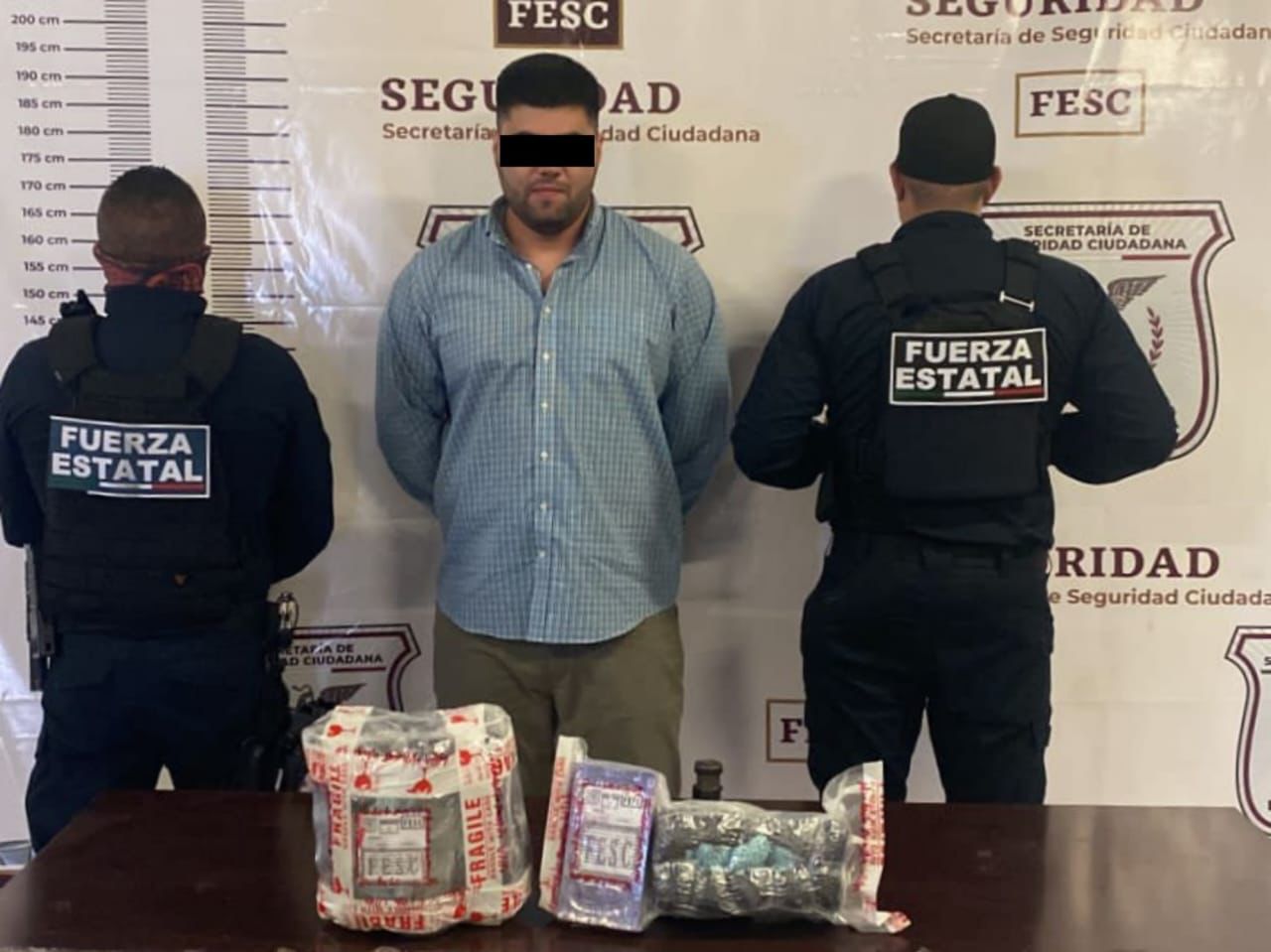 Detiene Fuerza Estatal a hombre con más de ocho kilogramos de fentanilo