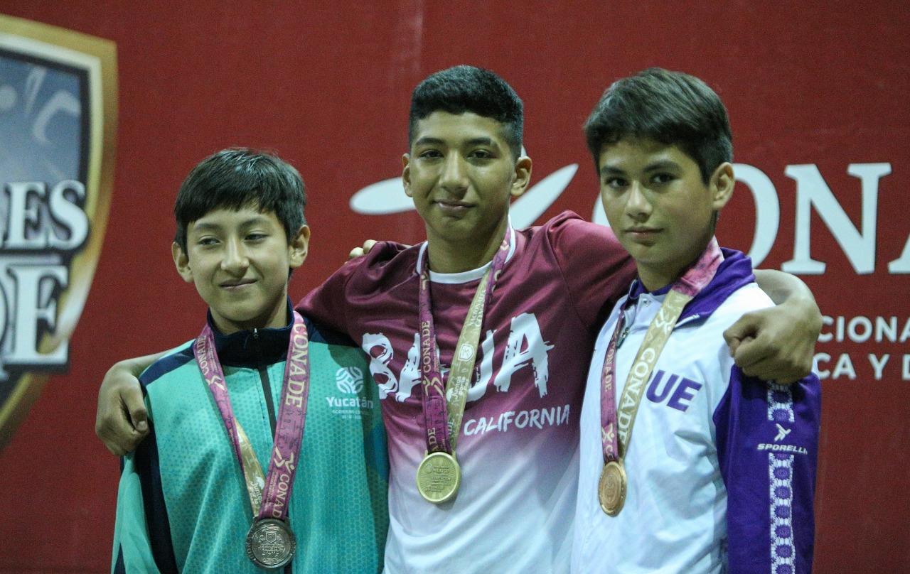 Llega el oro 161 para Baja California gracias a Yahel García en gimnasia de trampolín: INDE BC