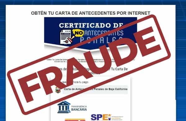 Alerta Secretaría General de Gobierno a población sobre fraudes en cartas de antecedenes penales