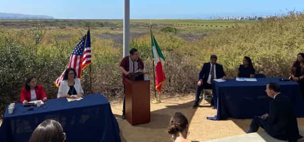 Anuncian gobiernos de México y EU inversión de más de 450 mdd para saneamiento del Río Tijuana